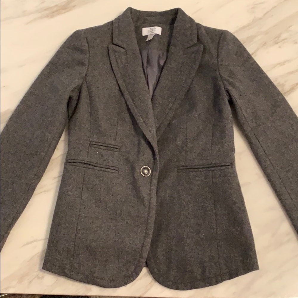 Ann Taylor Loft Lightweight Wool Coat